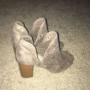 Fergalicious Peep-Toe Booties